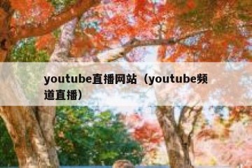 youtube直播网站（youtube频道直播）