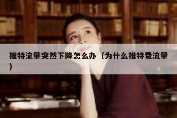 推特流量突然下降怎么办（为什么推特费流量）