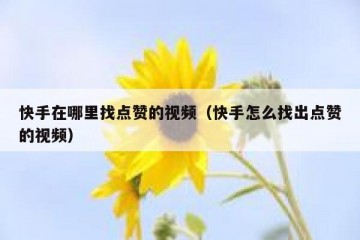 快手在哪里找点赞的视频（快手怎么找出点赞的视频）