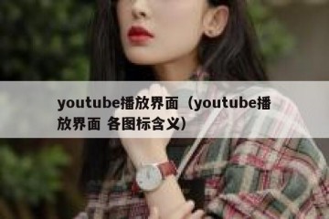youtube播放界面（youtube播放界面 各图标含义）