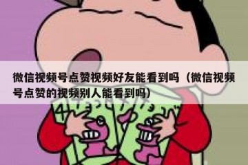 微信视频号点赞视频好友能看到吗（微信视频号点赞的视频别人能看到吗）