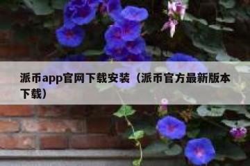 派币app官网下载安装（派币官方最新版本下载）
