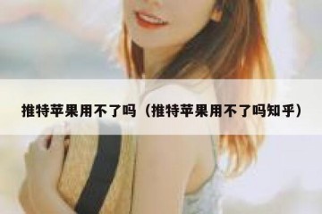 推特苹果用不了吗（推特苹果用不了吗知乎）