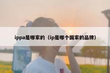 ippa是哪家的（ip是哪个国家的品牌）