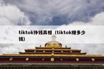 tiktok挣钱真相（tiktok赚多少钱）