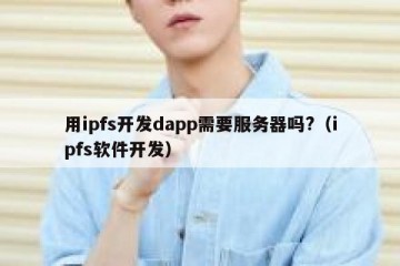用ipfs开发dapp需要服务器吗?（ipfs软件开发）