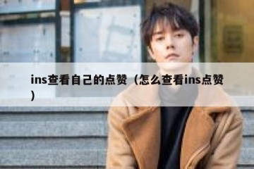 ins查看自己的点赞（怎么查看ins点赞）