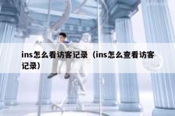 ins怎么看访客记录（ins怎么查看访客记录）