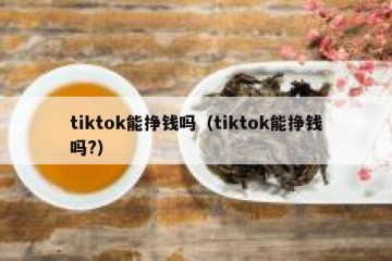 tiktok能挣钱吗（tiktok能挣钱吗?）