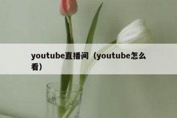 youtube直播间（youtube怎么看）