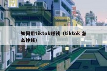 如何用tiktok赚钱（tiktok 怎么挣钱）