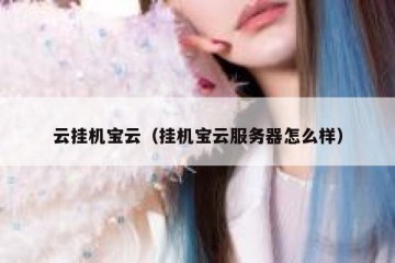 云挂机宝云（挂机宝云服务器怎么样）