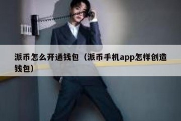 派币怎么开通钱包（派币手机app怎样创造钱包）