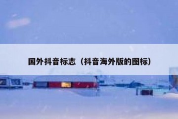 国外抖音标志（抖音海外版的图标）