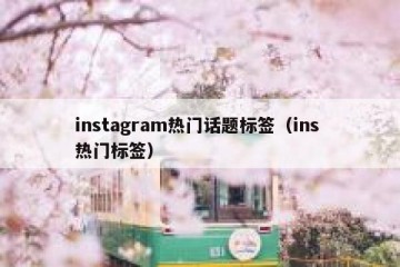 instagram热门话题标签（ins 热门标签）