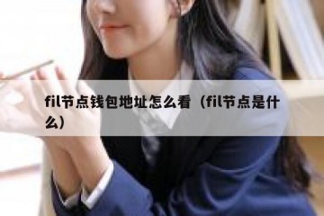 fil节点钱包地址怎么看（fil节点是什么）