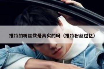 推特的粉丝数是真实的吗（推特粉丝过亿）