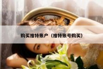 购买推特账户（推特账号购买）