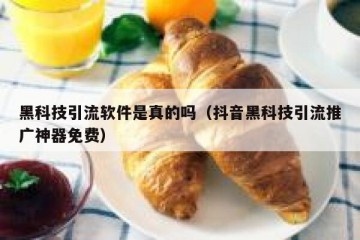 黑科技引流软件是真的吗（抖音黑科技引流推广神器免费）