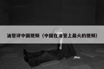 油管评中国视频（中国在油管上最火的视频）