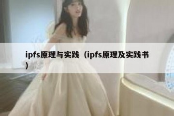 ipfs原理与实践（ipfs原理及实践书）