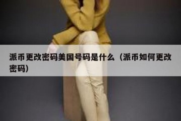 派币更改密码美国号码是什么（派币如何更改密码）
