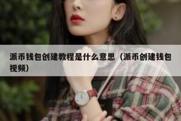 派币钱包创建教程是什么意思（派币创建钱包视频）
