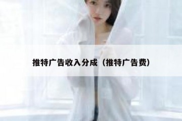 推特广告收入分成（推特广告费）