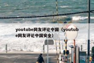 youtube网友评论中国（youtube网友评论中国安全）