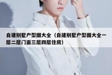 自建别墅户型图大全（自建别墅户型图大全一层二层门面三层四层住房）