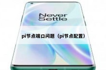pi节点端口问题（pi节点配置）