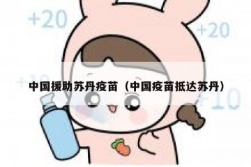 中国援助苏丹疫苗（中国疫苗抵达苏丹）