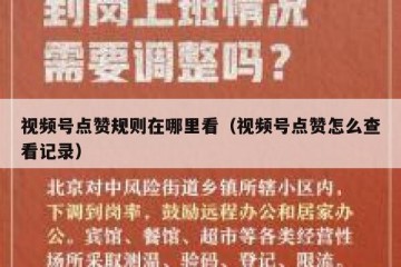 视频号点赞规则在哪里看（视频号点赞怎么查看记录）