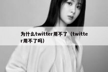 为什么twitter用不了（twitter用不了吗）