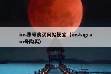 ins账号购买网站便宜（instagram号购买）