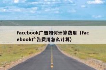 facebook广告如何计算费用（facebook广告费用怎么计算）