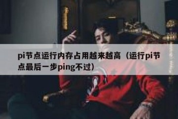 pi节点运行内存占用越来越高（运行pi节点最后一步ping不过）