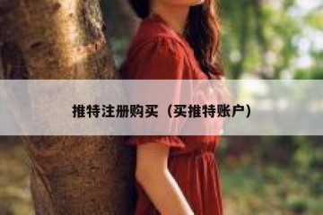 推特注册购买（买推特账户）
