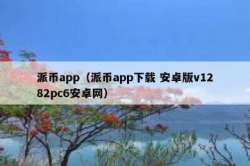 派币app（派币app下载 安卓版v1282pc6安卓网）