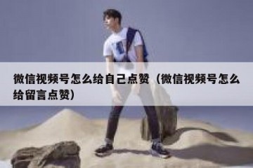 微信视频号怎么给自己点赞（微信视频号怎么给留言点赞）