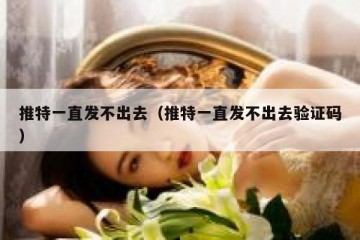 推特一直发不出去（推特一直发不出去验证码）