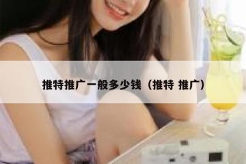推特推广一般多少钱（推特 推广）