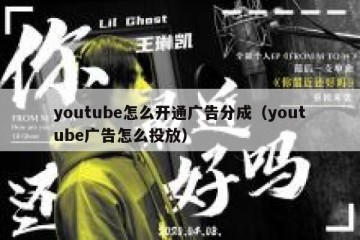 youtube怎么开通广告分成（youtube广告怎么投放）