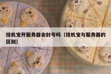 挂机宝开服务器会封号吗（挂机宝与服务器的区别）