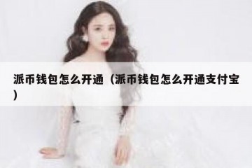 派币钱包怎么开通（派币钱包怎么开通支付宝）