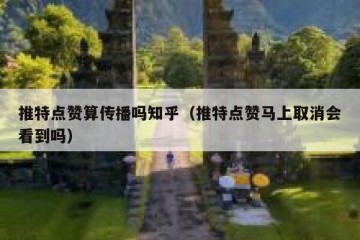 推特点赞算传播吗知乎（推特点赞马上取消会看到吗）