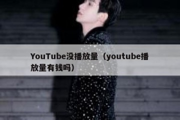 YouTube没播放量（youtube播放量有钱吗）