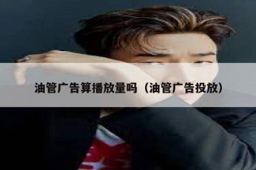 油管广告算播放量吗（油管广告投放）