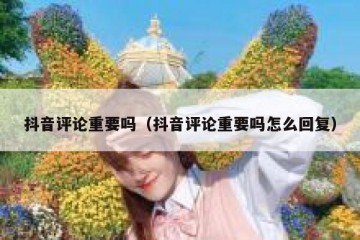 抖音评论重要吗（抖音评论重要吗怎么回复）