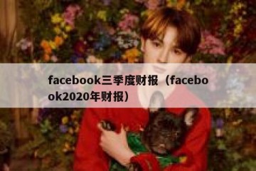 facebook三季度财报（facebook2020年财报）